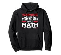 Avertissement : un étudiant enseignant de mathématiques peut commencer à parler de mathématiques Sweat à Capuche