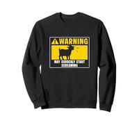 Avertissement : Un Fermier de chèvres pygmées Peut soudainement Commencer à Crier Sweatshirt