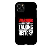 Avertissement : Un Professeur d'école Amusant Peut Commencer à Parler d'histoire Coque pour iPhone 11 Pro Max