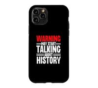 Avertissement : Un Professeur d'école Amusant Peut Commencer à Parler d'histoire Coque pour iPhone 11 Pro