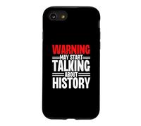 Avertissement : Un Professeur d'école Amusant Peut Commencer à Parler d'histoire Coque pour iPhone SE (2020) / 7/8