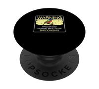 Avertissement : Une Vision prolongée Peut provoquer des fanions Peints en Forme de gasme d'oiseaux PopSockets PopGrip Adhésif