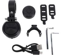 Avertisseur électrique pour vélo avec télécommande de type C Charge 120 dB son fort IP66 Sonnette d'alarme étanche