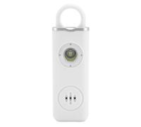 Avertisseur Personnel de Sécurité 130dB avec Lampe Stroboscopique, Lampe