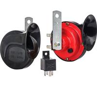 Avertisseur sonore 12V 115dB, 2 tons, Wurm, avec relais, 2 pièces