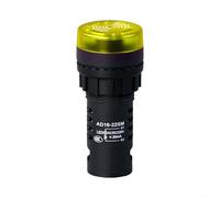 Avertisseur sonore optique AC/DC 12 V 24 V 220 V pour Blitz Summer avec LED rouge, trou de montage 22 mm pour installations industrielles (vert ACDC24 V)