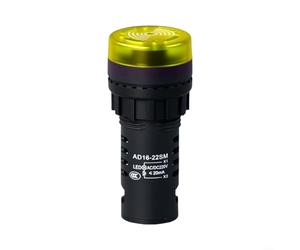 Avertisseur sonore optique AC/DC 12 V 24 V 220 V pour Blitz Summer avec LED rouge, trou de montage 22 mm pour installations industrielles (vert ACDC 12 V)