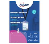 Avery Zweckform 4834 Porte-badge (l x H) 105 mm x 148 mm 10 pc(s)