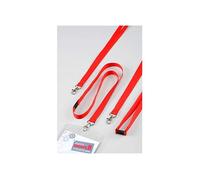 Avery 10 Tours De Cou Avec Mousqueton - 44 Cm De Long X 1,5 Cm De Large Rouge