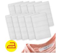 Avery - 100 Pièces Etiquette Vetement Enfant Vierge Thermocollantes Inscriptibles Blanche 0,9 x 5,2 cm - Lavables Jusqu'à 60°C, résistantes au sèche-linge