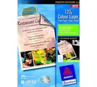 Avery Premium Colour Laser Photo Paper 120 g/m² papier jet d'encre A4 (210x297 mm) Gloss Blanc
