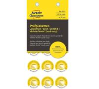 Avery 120 Autocollants D'Inspection A Carreaux Am Gem § 2018-2023 20mm