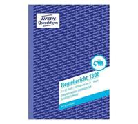 Avery 1306, Blanc, Jaune, Carton, A5, 148 X 210 Mm, 50 Pages