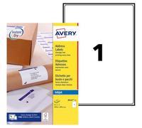 Avery Étiquettes autocollantes J8167-15 blanches 15 pièces A4 199,6×289,1 mm – Jet d'encre, FSC