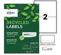 AVERY Zweckform Versandetiketten Etiquettes Blanc Original LR7168-100