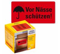 Avery 200x Warn-Etiketten Avant Humidité Protège Rouleau Étiquette D'Expédition