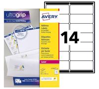 Avery Étiquettes autocollantes personnalisables L7163-15 – Blanches, 210 étiquettes Impression laser
