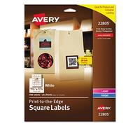 Avery 22805 Blanc étiquette à imprimer - Étiquettes à imprimer (Blanc, Jet d'encre, 38.1 x 38.1, 600 pièce(s), 25 feuilles)