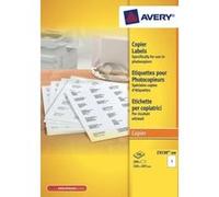 Avery - 23530-200 - 200 étiquettes adhésives blanches multi usages. 210x297mm. impression copieur 23530-200.fr G