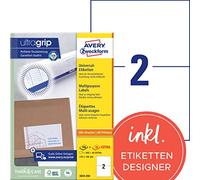 Avery Zweckform 3655 - Blanc - A5 (148 x 210 mm) 400 étiquette(s) (200 feuille(s) x 2 étiquettes