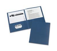Avery 47985 Lot de 25 chemises à 2 pochettes Bleu foncé