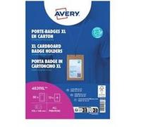 Avery-Zweckform 4839XL Étiquette à insérer pour badge (l x H) 148 mm x 105 mm 50 pc(s)