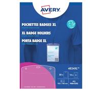Avery-Zweckform 4834XL Étiquette à insérer pour badge (l x H) 148 mm x 105 mm 50 pc(s)