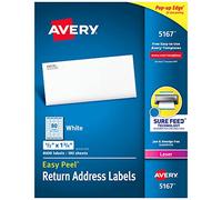 Avery 5167 - étiquettes autocollantes (couleur blanche, boîte)
