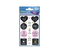 AVERY 56041 Zweckform Autocollants motifs d'amour 17p.