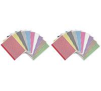 AVERY - 5880 Pastilles Autocollantes 8mm Imprimables Multicolores : Rose, Noir, Blanc, Marron, Violet, Gris, Doré, Rouge, Vert, Bleu (Lot de 2)