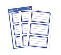Avery Étiquettes autocollantes 59286 – Rectangle coins arrondis, permanent, blanc, 7,6 cm, 9 pièces