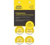 Avery 80x Autocollants D'Inspection A Carreaux Betrsichv 2018-2023 30mm