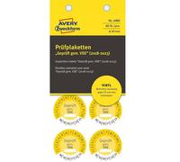 Avery 80x Étiquettes de Contrôle Annuelles Entretien VDE 2018-2023 30mm