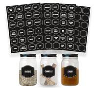 Avery 96 étiquettes épices (dont 26 vierges) - effet bistrot ardoise - 46 x 45 mm