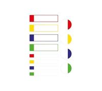 Avery – Étiquettes plastifiées multicolores – 3 formats – 24 pièces