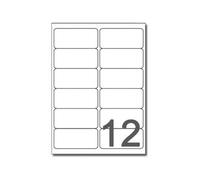 Avery Étiquettes Autocollantes Blanches, 1200 Pièces, L7177-100, 99,1 x 42,3 mm, Papier A4, Feuille A4, Pour Imprimantes Laser, Anti-Bourrage, FSC Certifiées, Pour adressage et expédition