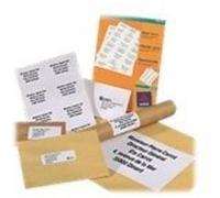 AVERY - Boite de 3200 étiquettes autocollantes multi-usages, Format 105 x 37 mm, Impression copieur, (23524-200)