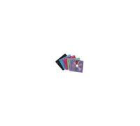 Avery afterBURNER CD/DVD Sleeves - Pochette de protection pour support de stockage - noir, bleu, violet, vert, rose (pack de 25)