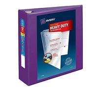 Avery anti-adhésif robuste Ezd Référence View Blanc à anneaux Pack de 1 3" violet