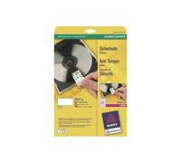 Avery Anti-tamper Label - Polymère - blanc - 21.2 x 45.7 mm 960 unités (20 feuille(s) x 48) étiquettes