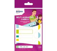 Avery APBAS24-UK Étiquette auto-adhésive Rectangle Durable Multicolore 24 pcs