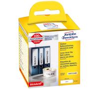 Avery As0722480 Étiquette Auto-Collante Rectangle Permanent Blanc 110 Pièces