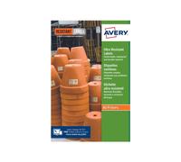 Avery B3427-20 Ultra Resistant Labels, White (A4 Sheet of 105 x 74.3 mm, 20 Labe