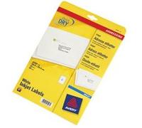 Avery - Blanc - 199.6 x 143.5 mm 50 étiquette(s) (25 feuille(s) x 2) étiquettes adresses Blanc G