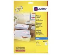 Avery - Blanc - 63.5 x 46.6 mm 450 étiquette(s) (25 feuille(s) x 18) étiquettes adresses Blanc G