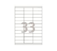 Avery - Blanc - 70 x 25.4 mm 3300 unités (100 feuille(s) x 33) étiquettes multi-emploi