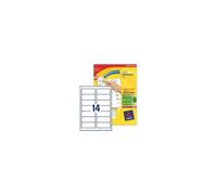 Avery - Blanc - 99.1 x 38.1 mm 1400 étiquette(s) (100 feuille(s) x 14 étiquettes adresses