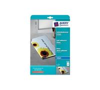 Avery Film auto-adhésif 2500 A4 transparent pour imprimante à jet d'encre 10 pc(s)