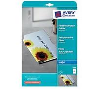 Avery-Zweckform 2500 Film auto-adhésif A4 imprimante à jet d'encre transparent 10 pc(s)