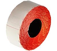 Avery Rouleaux d'étiquettes rouges 26 x 12 mm pour étiqueteuse 1 ligne – 10 x 1500 adhésif permanent